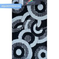 Коврик в ванную CLASSIC MULTI двойной черный 55х90 + 45х55 см (100% полиэстер)